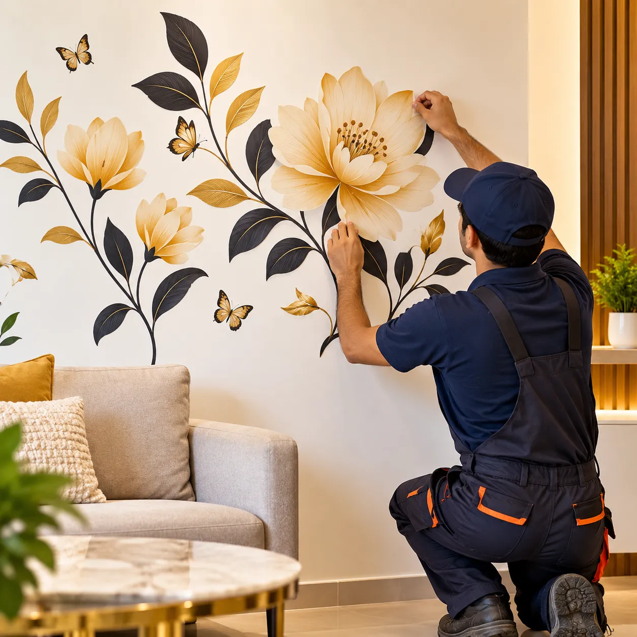 Wall Sticker Installation