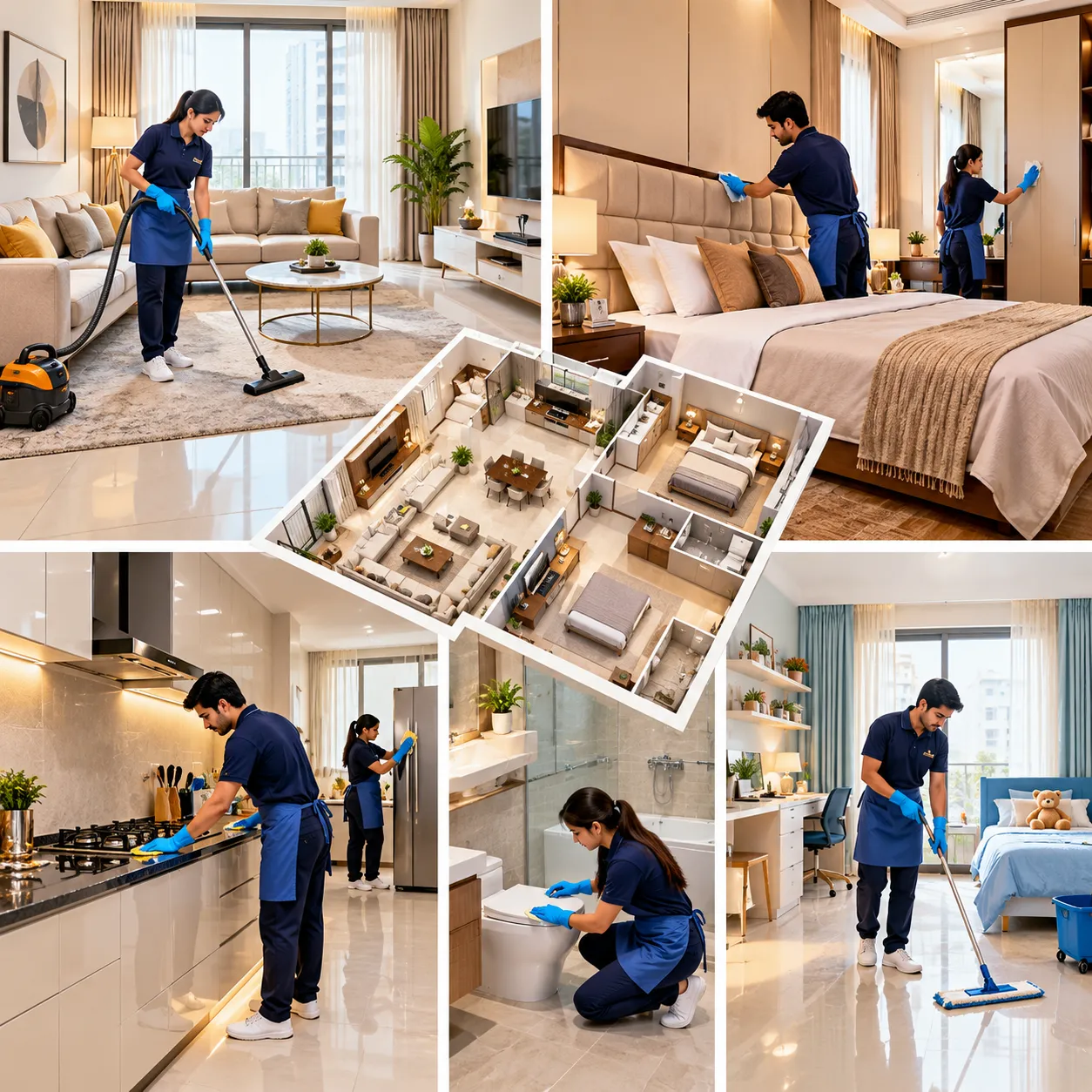 3 BHK Cleaning