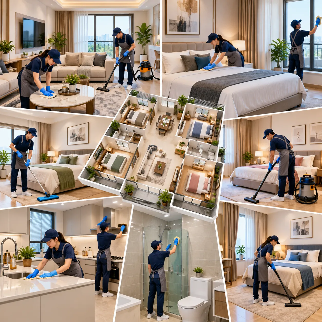 4 BHK Cleaning