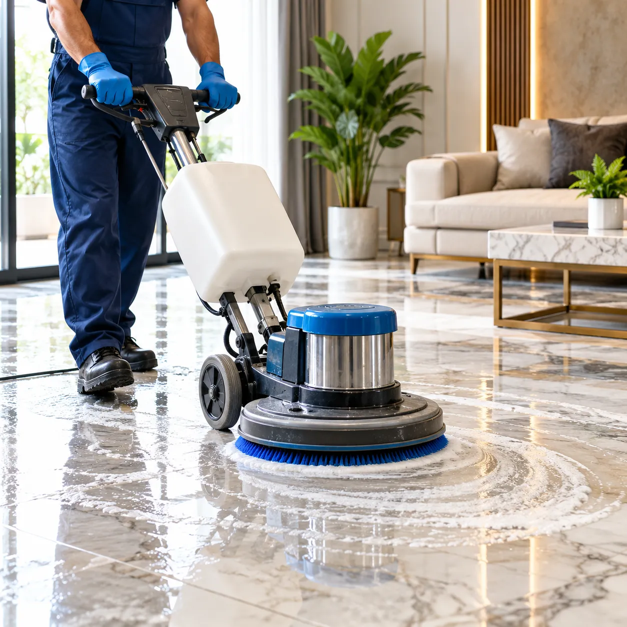 Floor Scrubbing
