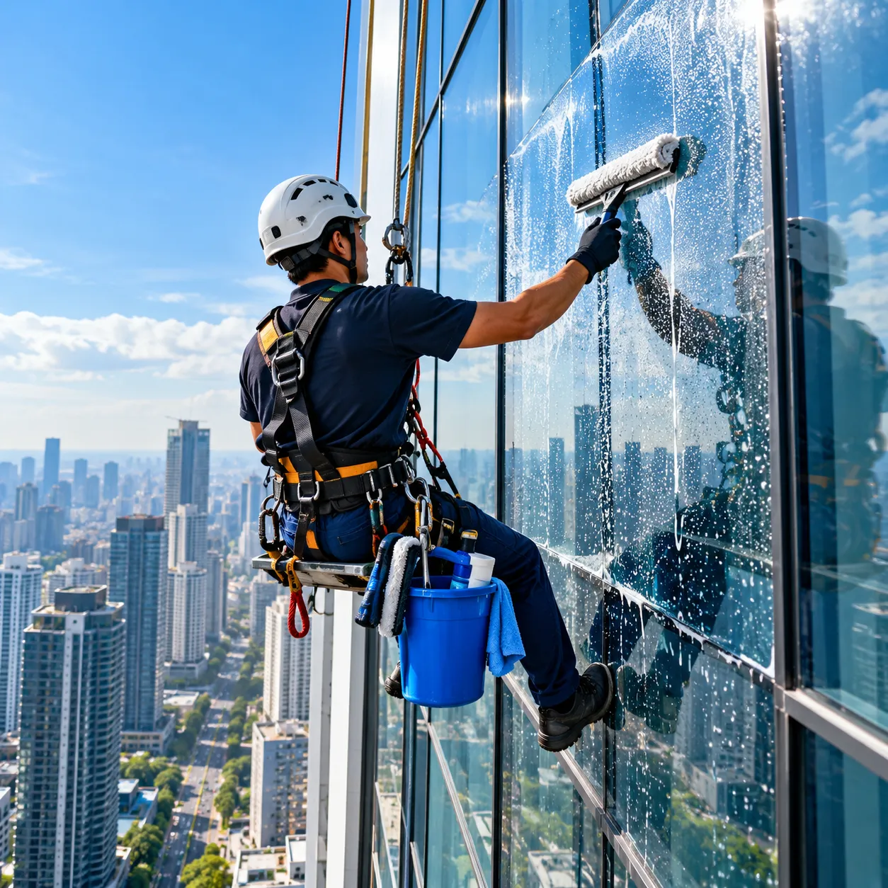 High-Rise Glass Cleaning