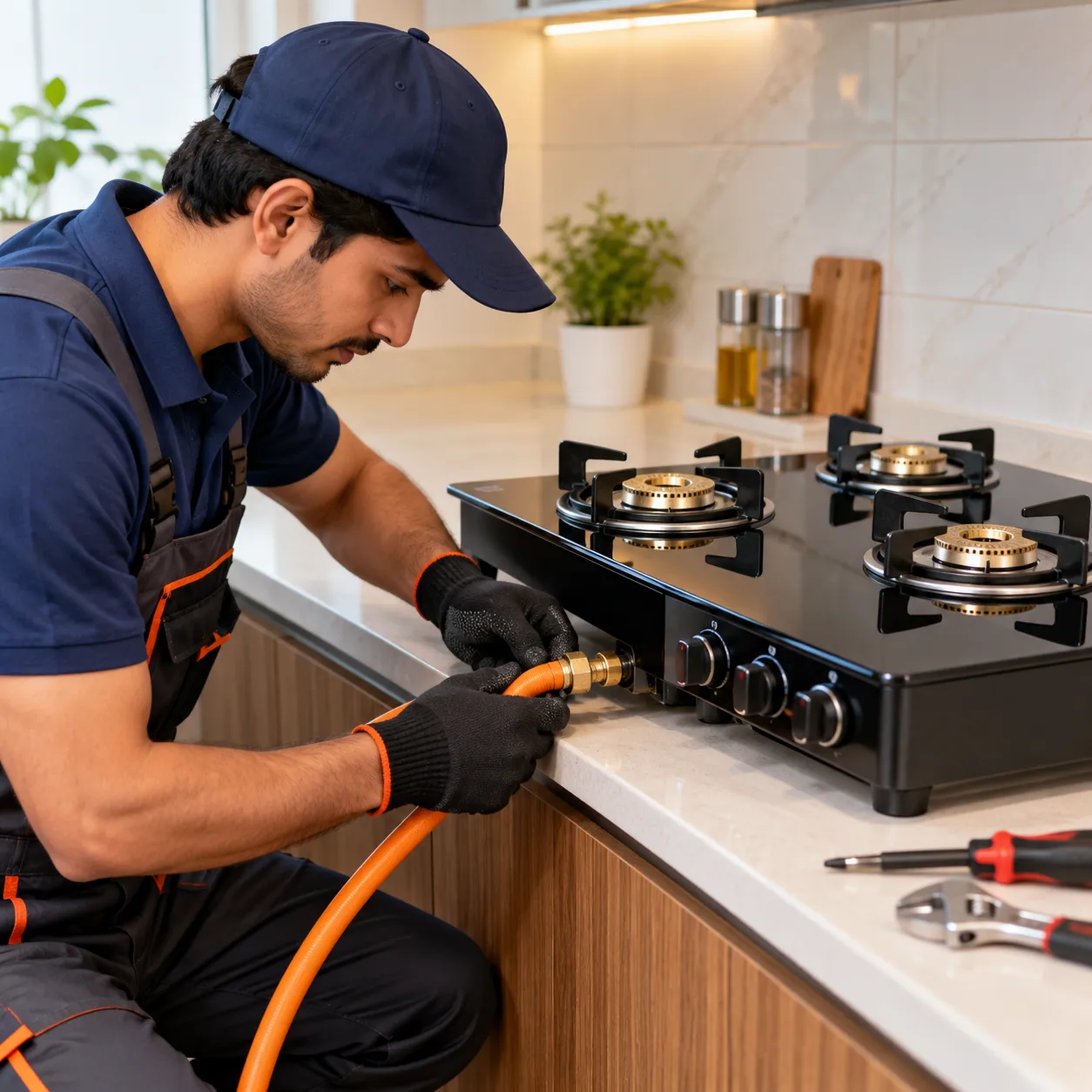 Gas Stove Installation
