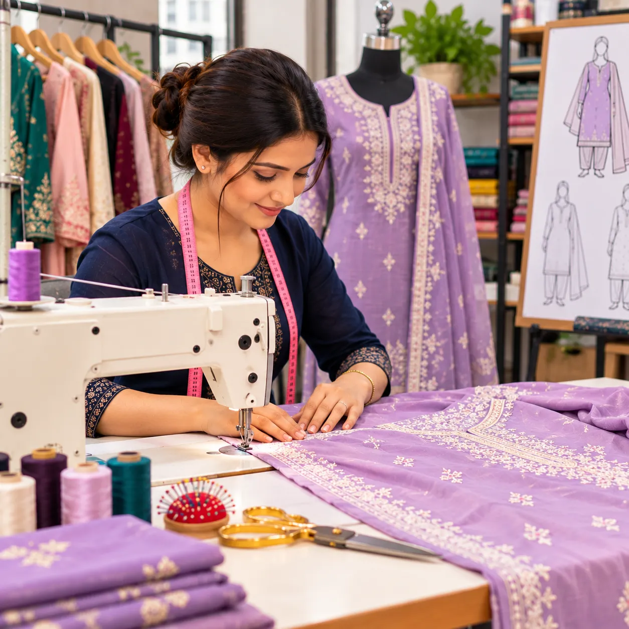 Salwar Stitching