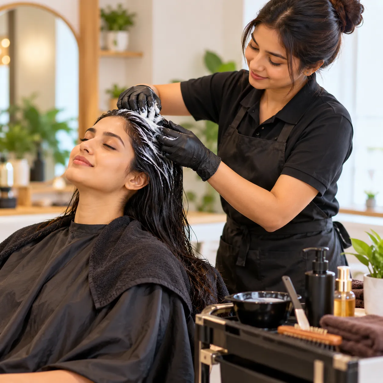 Haircut & Hair Spa at Home in Lucknow