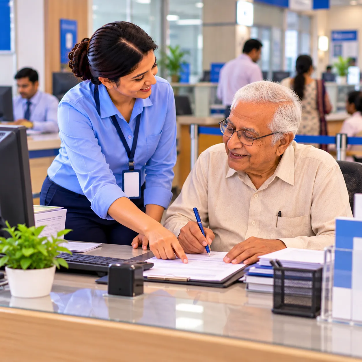 Bank/Office Assistance